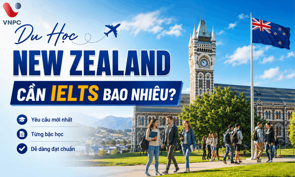 Du Học New Zealand Cần IELTS Bao Nhiêu Theo Từng Bậc Học